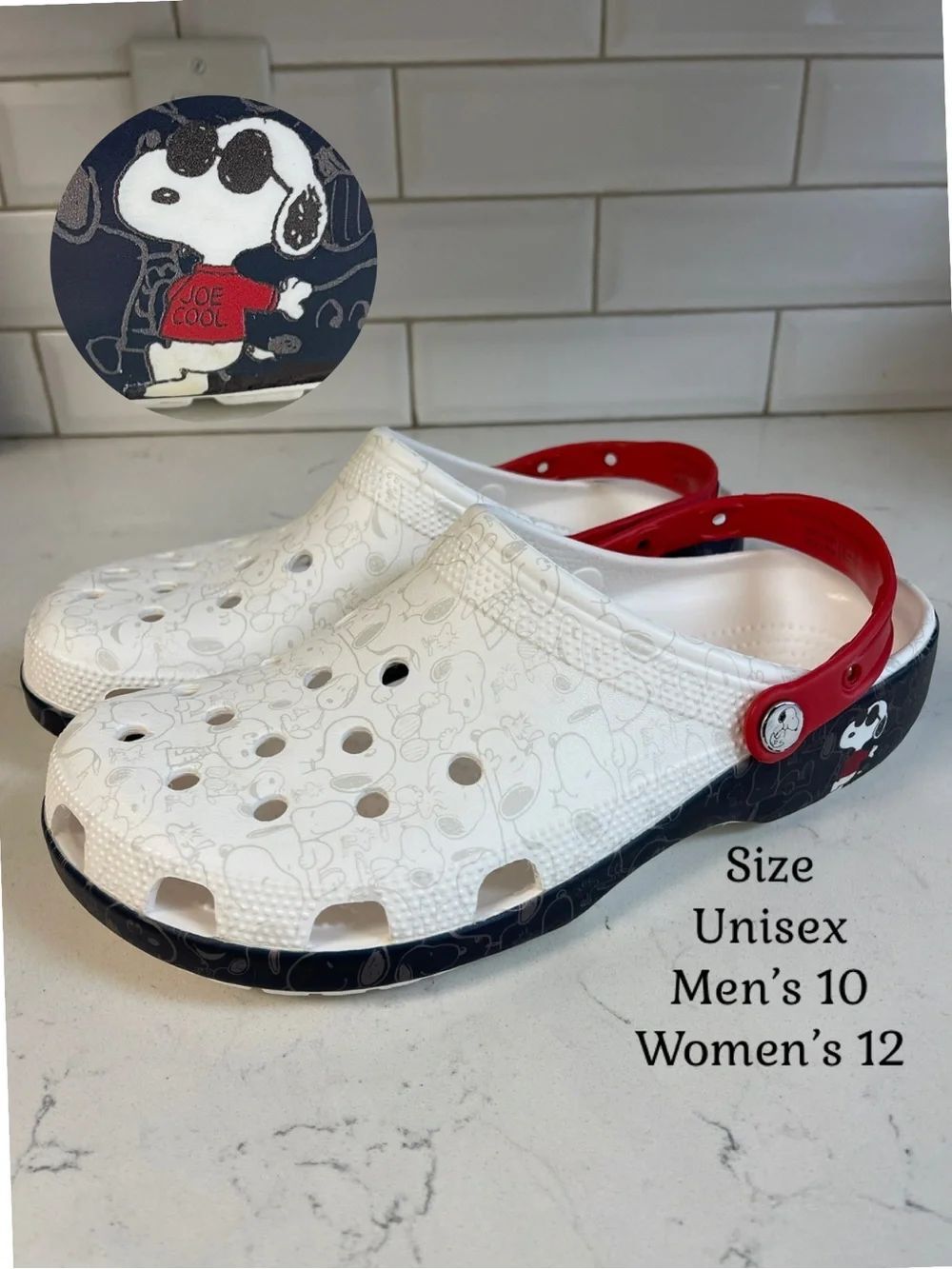 Crocs Peanuts Classic Clog Style # 211124 Size Men’s 10 - Women’s 12 No Jibbitz
